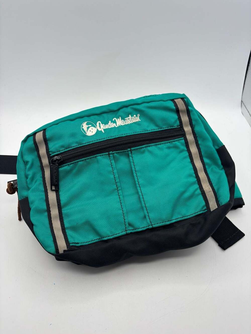Vintage Gander Mountain Green And Black Fanny Pack Lumbar Waist Bag